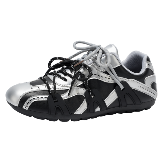 ♛𝔽𝕦𝕤𝕚𝕠𝕟 𝔽𝕠𝕔𝕦𝕤☢︎ᴄᴀꜱᴜᴀʟ ꜱɴᴇᴀᴋᴇʀ ♜ ✽𝟤𝟢𝟤𝟧✽秋冬新款運動包覆平底賽車運動鞋  男女款  情侶款 大🦶款 (39-46號) M28