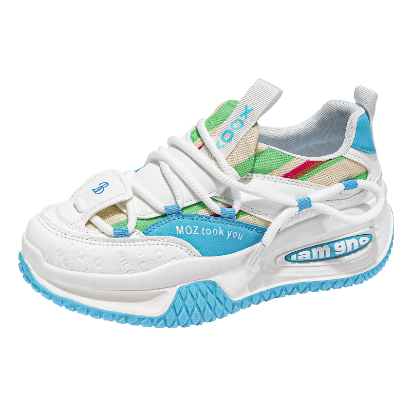 ♛𝔽𝕦𝕤𝕚𝕠𝕟 𝔽𝕠𝕔𝕦𝕤☢︎ᴄᴀꜱᴜᴀʟ ꜱɴᴇᴀᴋᴇʀ ♜✽𝟤𝟢𝟤𝟧✽ 春夏新款隱形增高鱷魚風老爹鞋運動鞋 男女款 大🦶款 (39-48號)xf282