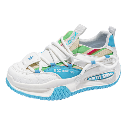 ♛𝔽𝕦𝕤𝕚𝕠𝕟 𝔽𝕠𝕔𝕦𝕤☢︎ᴄᴀꜱᴜᴀʟ ꜱɴᴇᴀᴋᴇʀ ♜✽𝟤𝟢𝟤𝟧✽ 春夏新款隱形增高鱷魚風老爹鞋運動鞋 男女款 大🦶款 (39-48號)xf282