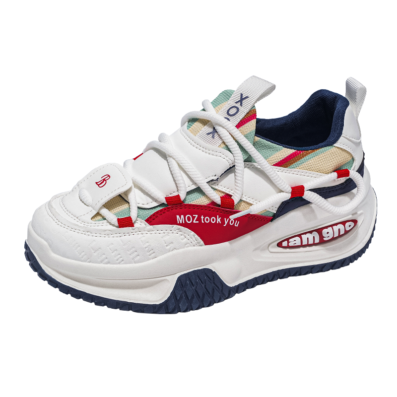 ♛𝔽𝕦𝕤𝕚𝕠𝕟 𝔽𝕠𝕔𝕦𝕤☢︎ᴄᴀꜱᴜᴀʟ ꜱɴᴇᴀᴋᴇʀ ♜✽𝟤𝟢𝟤𝟧✽ 春夏新款隱形增高鱷魚風老爹鞋運動鞋 男女款 大🦶款 (39-48號)xf282