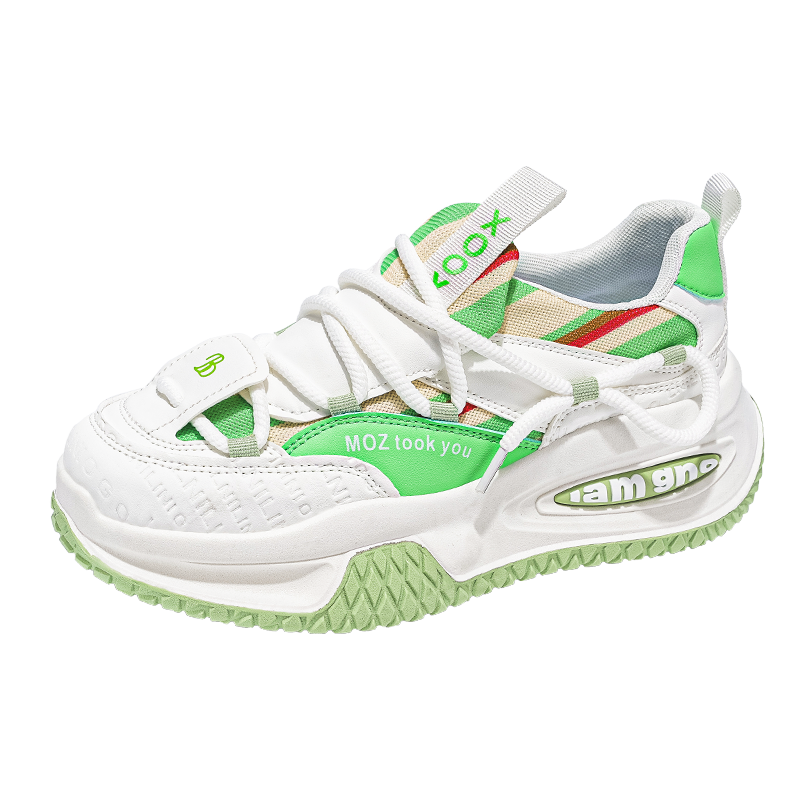 ♛𝔽𝕦𝕤𝕚𝕠𝕟 𝔽𝕠𝕔𝕦𝕤☢︎ᴄᴀꜱᴜᴀʟ ꜱɴᴇᴀᴋᴇʀ ♜✽𝟤𝟢𝟤𝟧✽ 春夏新款隱形增高鱷魚風老爹鞋運動鞋 男女款 大🦶款 (39-48號)xf282