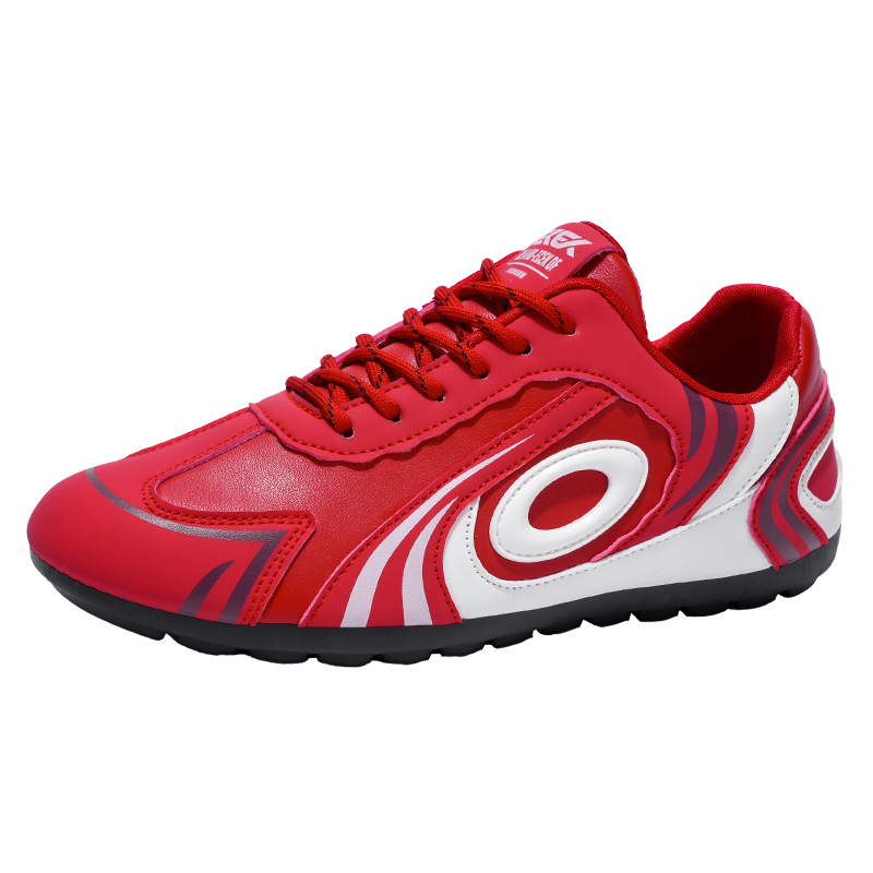 ♛𝔽𝕦𝕤𝕚𝕠𝕟 𝔽𝕠𝕔𝕦𝕤☢︎ᴄᴀꜱᴜᴀʟ ꜱɴᴇᴀᴋᴇʀ ♜ ✽𝟤𝟢𝟤𝟧✽秋冬新款運動旋渦烙印平底賽車運動鞋  男女款  情侶款 大🦶款 (39-46號) M27