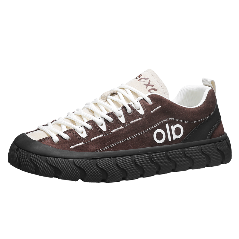 ♛𝔽𝕦𝕤𝕚𝕠𝕟 𝔽𝕠𝕔𝕦𝕤☢︎ꜱᴋᴀᴛᴇ ꜱʜᴏᴇꜱ ♜✽𝟤𝟢𝟤𝟧✽秋冬新款麂皮輪胎底防滑低筒板鞋   男女款 情侶款  TL-92